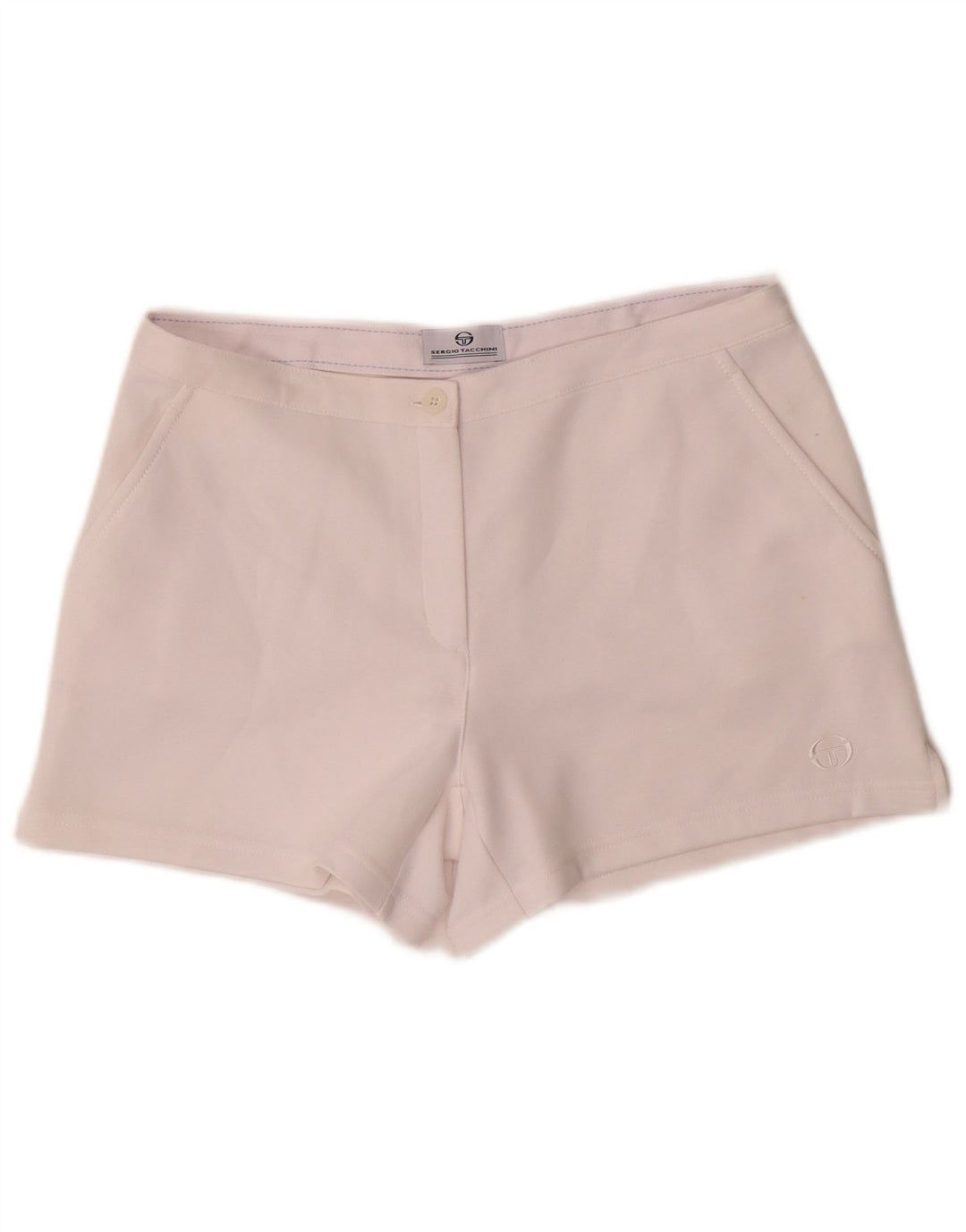 Sergio Tacchini Γυναικείο Σορτς Medium W30 Λευκός Πολυεστέρας