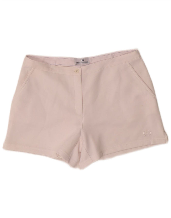 Sergio Tacchini Γυναικείο Σορτς Medium W30 Λευκός Πολυεστέρας