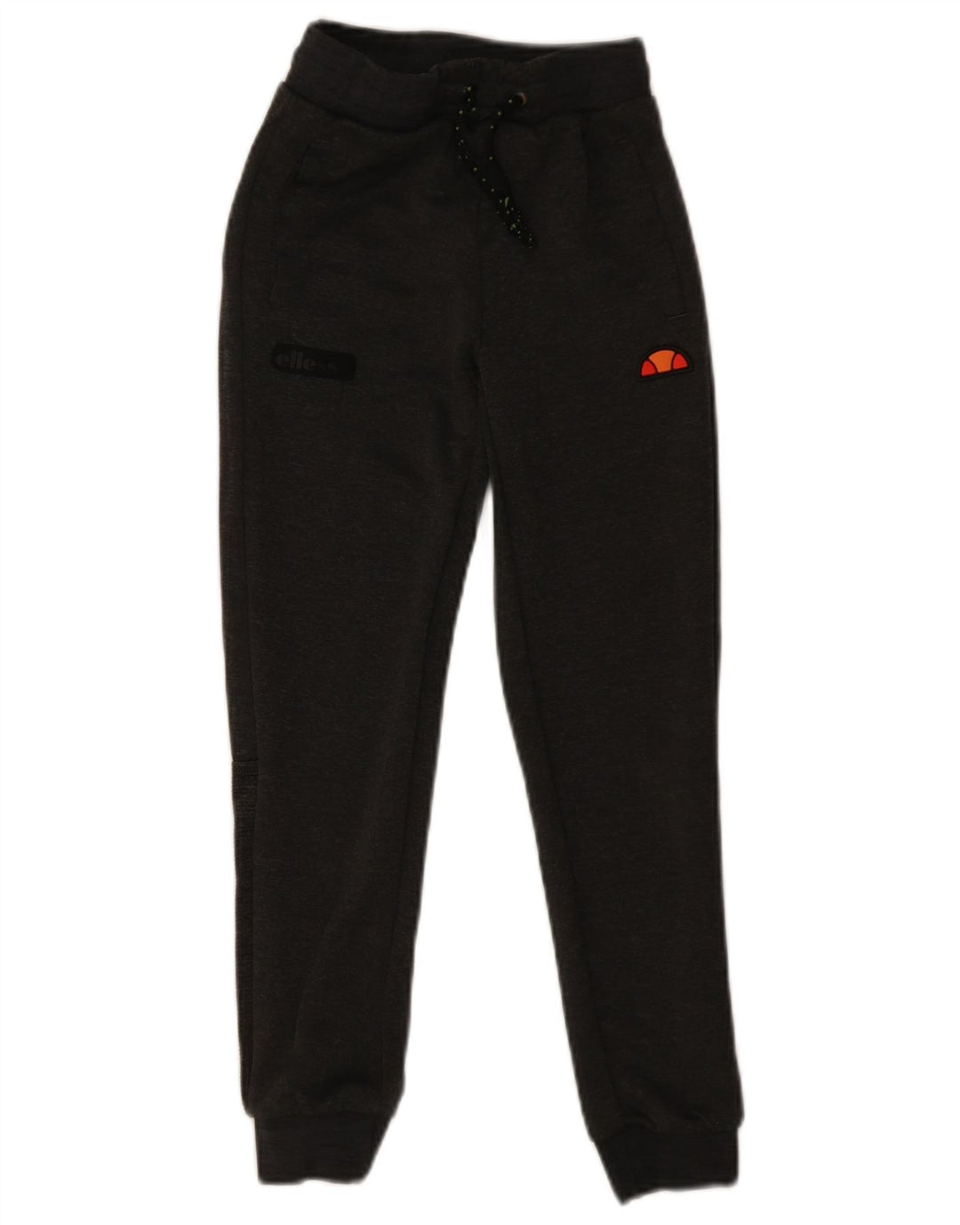 Ellesse Boys Tracksuit Trousers Joggers 10-11 Years Black Polyester