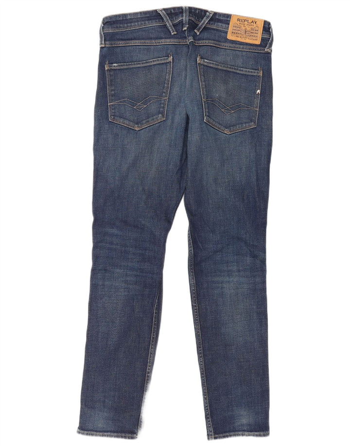 Replay Ανδρικό Slim Jeans W33 L32 Blue Cotton