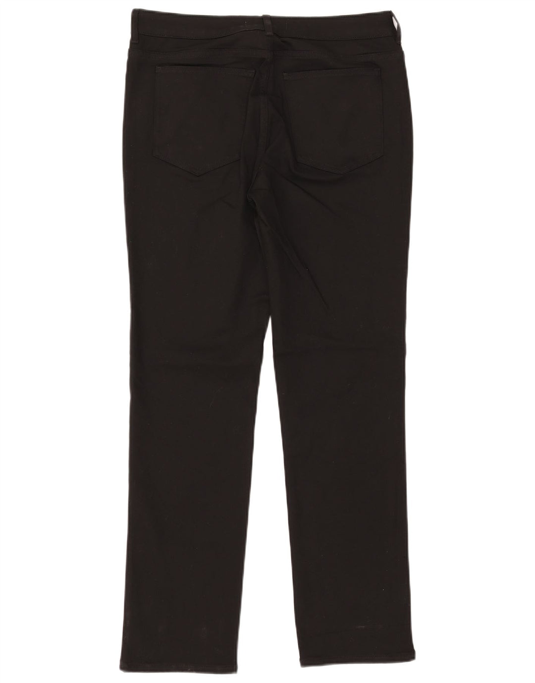 WHITE STUFF Γυναικείο ίσιο casual παντελόνι UK 12 Medium W32 L30 Μαύρο