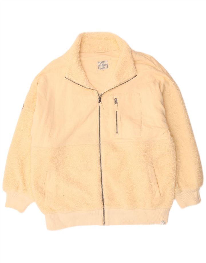 Fat Face Γυναικείο Fleece Jacket UK 18 XL Off White Polyester