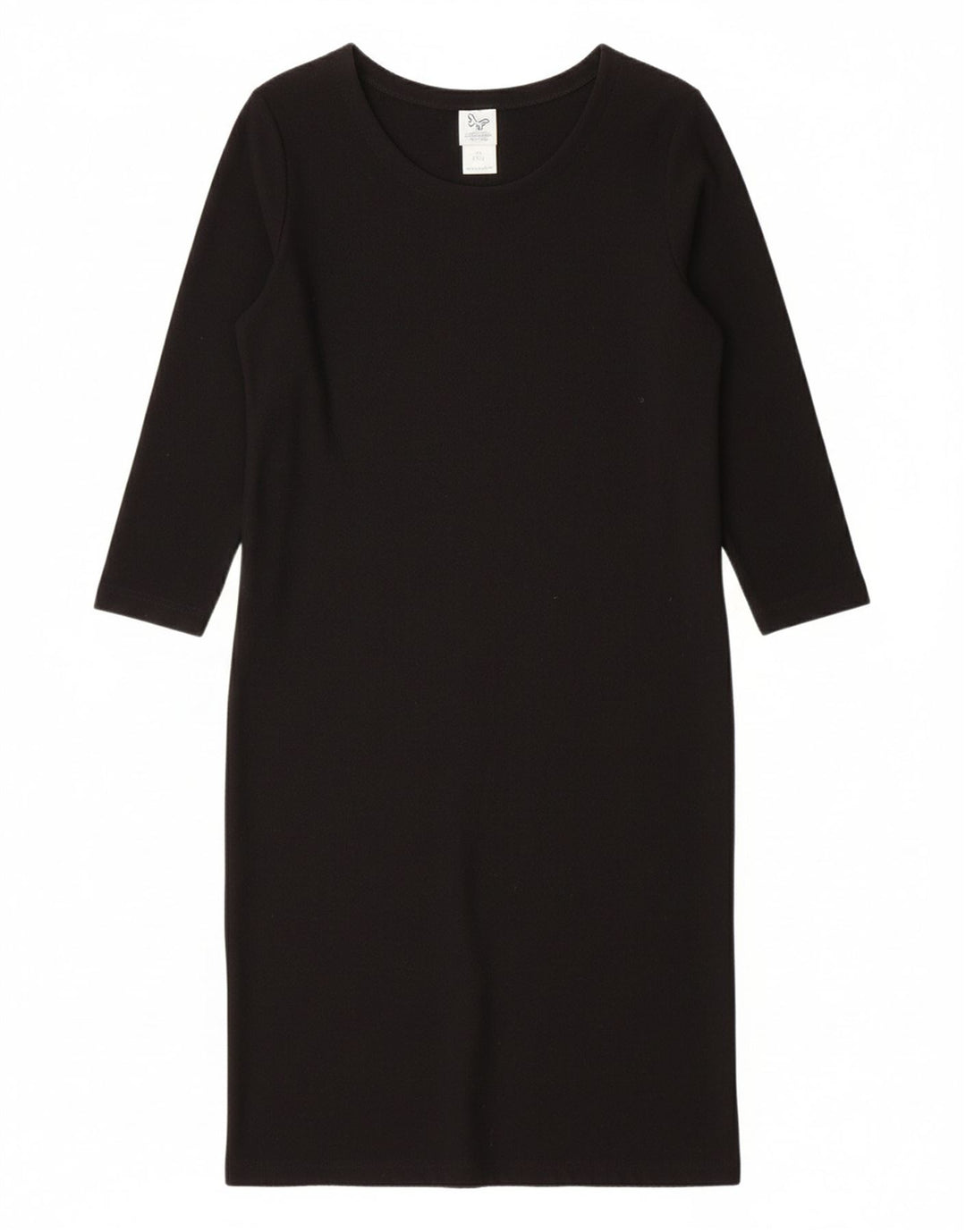 WEEKENDER Womens Long Sleeve Jumper Dress UK 14 Medium Black Polyester