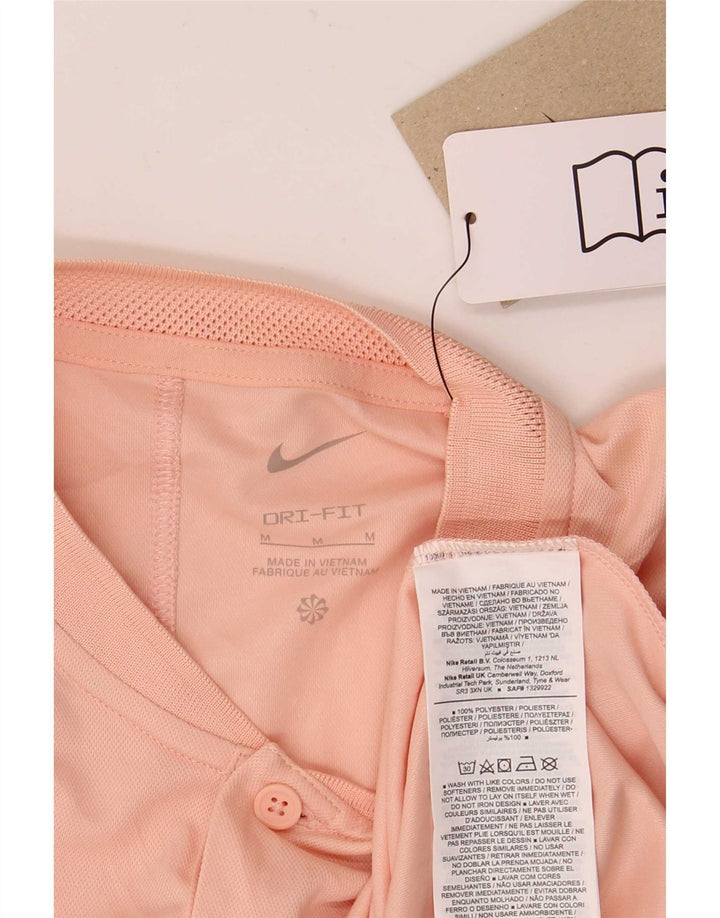 Ανδρικό T-Shirt Nike Dri Fit Τοπ μεσαίου ροζ πολυεστέρα