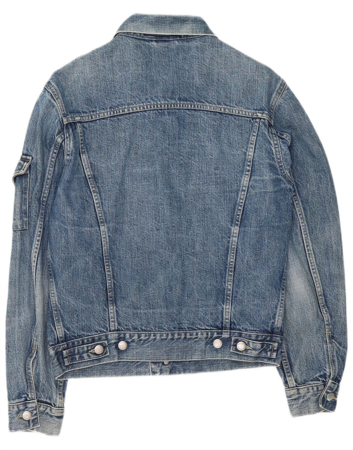 PICKWICK Γυναικείο Τζιν Μπουφάν UK 14 Μεσαίο Μπλε Βαμβακερό