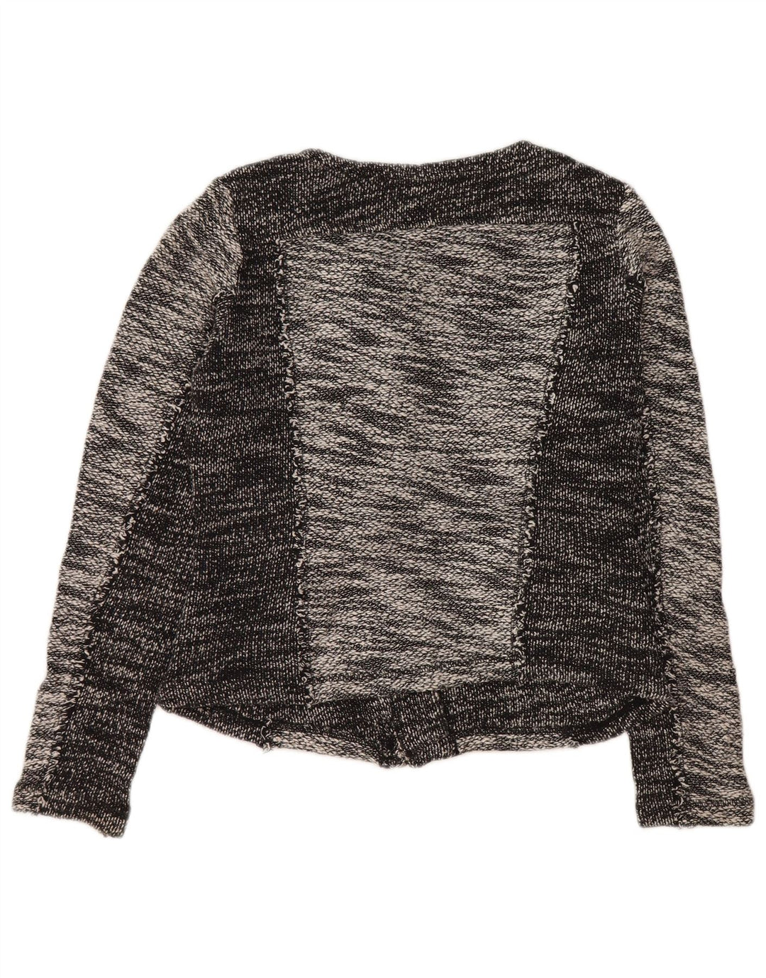 CALVIN KLEIN Γυναικείο σακάκι blazer UK 10 Small Grey Colourblock Βαμβακερό