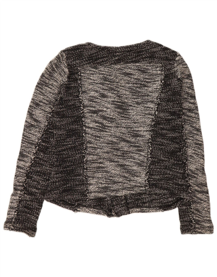 CALVIN KLEIN Γυναικείο σακάκι blazer UK 10 Small Grey Colourblock Βαμβακερό