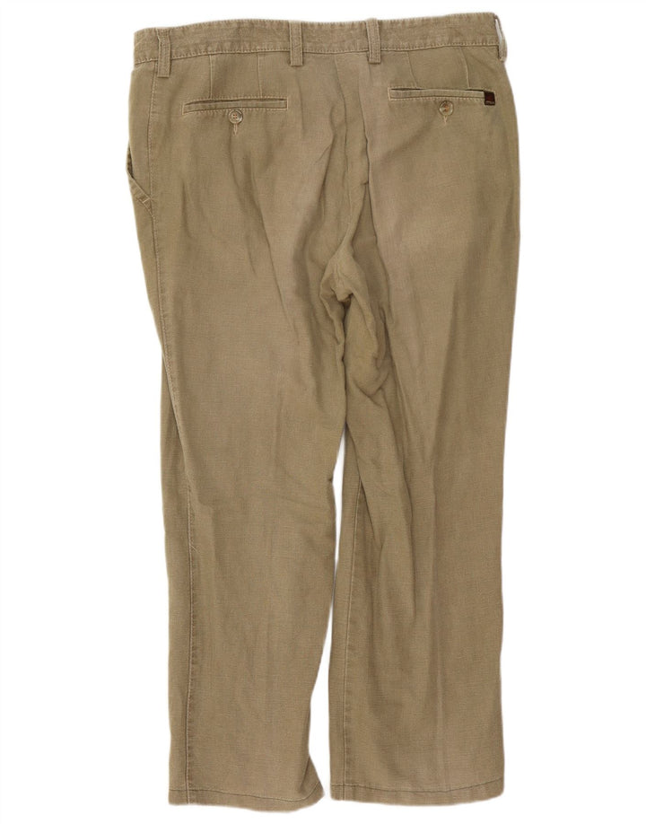 CAMEL ACTIVE Ανδρικό ίσιο παντελόνι Chino W36 L27 Χακί Βαμβακερό