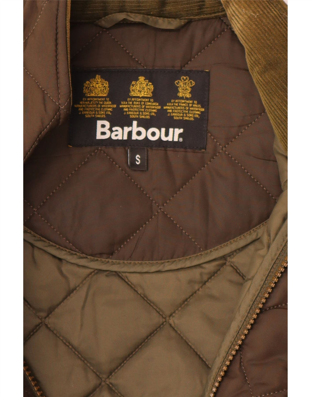 Ανδρικό καπιτονέ μπουφάν Barbour UK 36 Small Brown Polyester