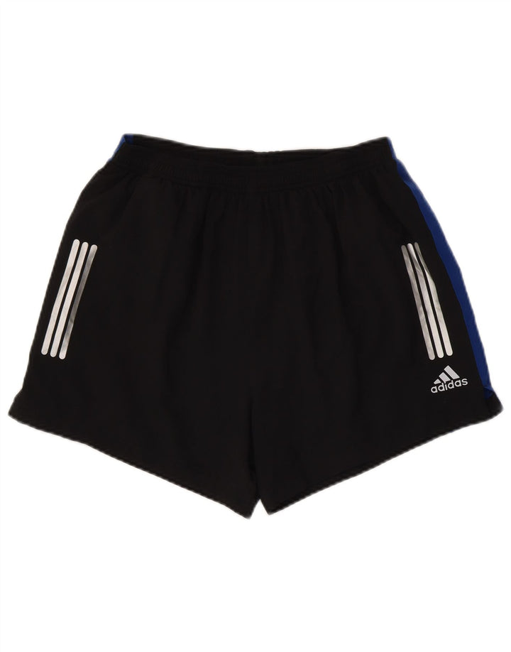 Ανδρικό σορτς Adidas Climalite Sport σορτς μεσαίου μαύρου χρώματος πολυεστέρας