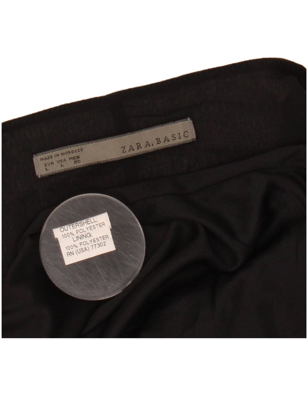 Γυναικείο Αμάνικο Φούσκα ZARA UK 14 Μεγάλο Μαύρο Πολυεστέρα