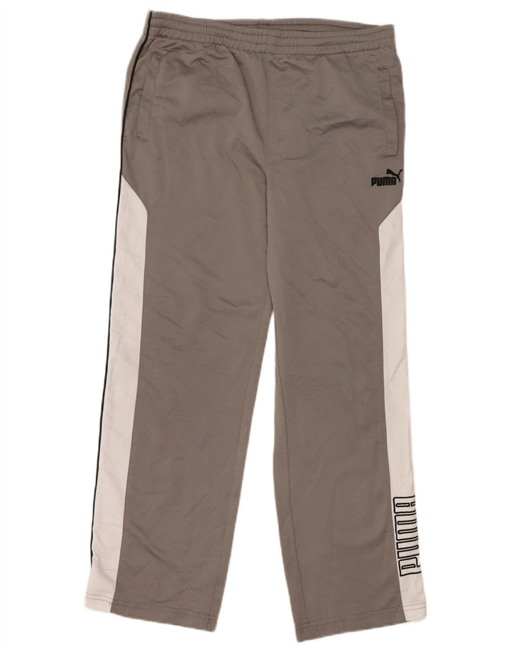 Παντελόνι αθλητικής φόρμας Puma Boys Graphic 9-10 ετών Medium Grey Colourblock