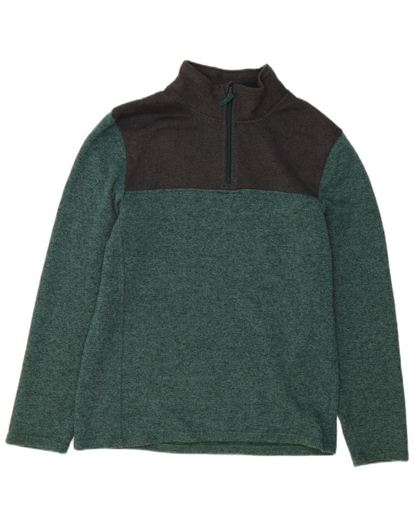 Ανδρικό φούτερ με φερμουάρ Mountain Warehouse Jumper XL Green Colourblock