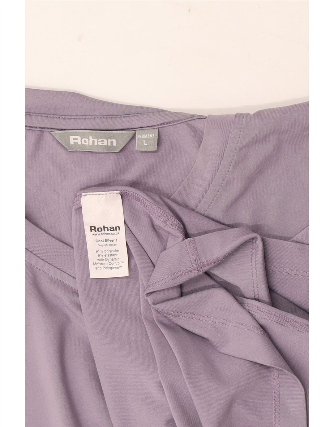 Rohan Γυναικείο T-Shirt Top UK 16 Large Purple Polyester
