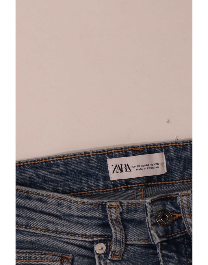Zara Γυναικείο Τζιν μποτάκι EU 36 XS W26 L26 Μπλε