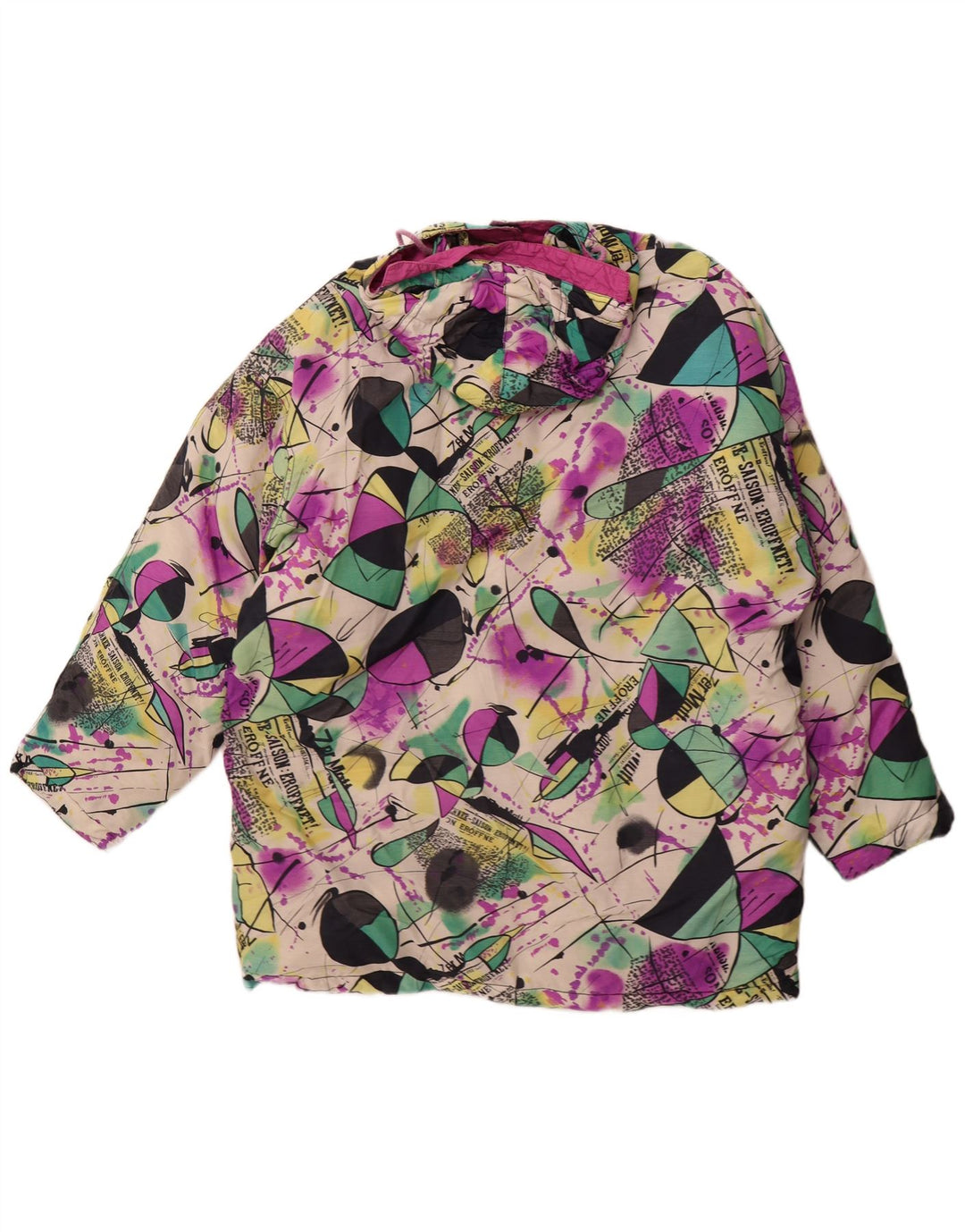 Gil Bret γυναικείο μπουφάν με κουκούλα UK 16 μεγάλο πολύχρωμο πολυαμίδιο