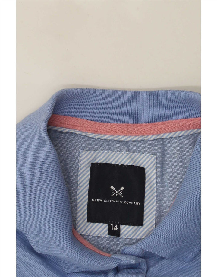 Γυναικείο μπλουζάκι πόλο Crew Clothing UK 14 Medium Blue