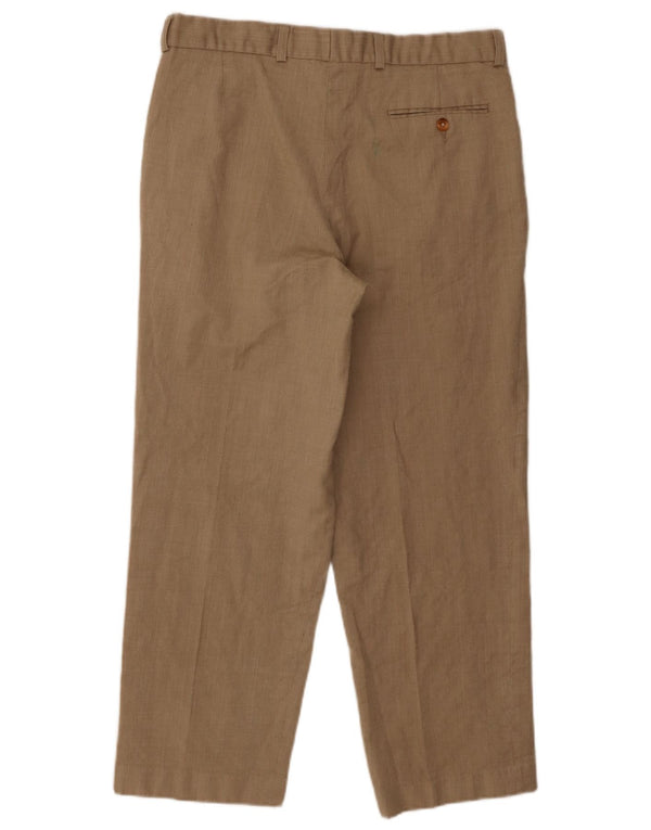 Marks & Spencer Ανδρικό κοστούμι St. Michael Crop παντελόνι W32 L26 Beige