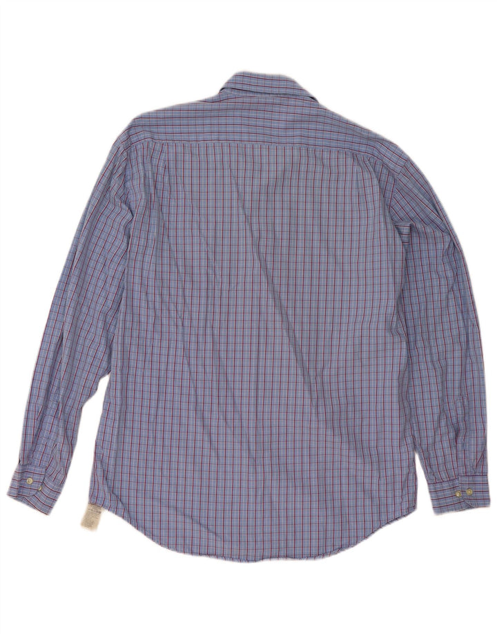 Ανδρικό πουκάμισο Massimo Dutti 44 XL Μπλε βαμβακερό