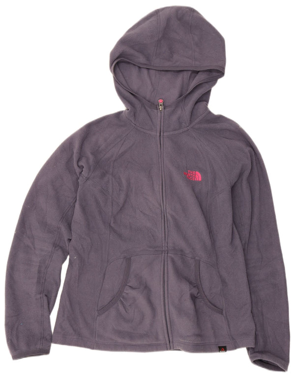 The North Face γυναικείο φλις μπουφάν με κουκούλα UK 10 Small Navy Blue Polyester