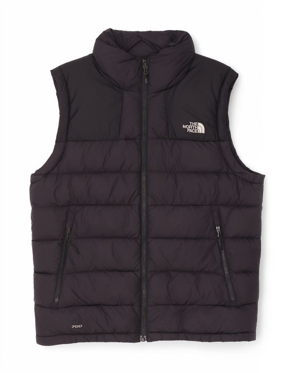 The North Face Mens 700 Padded Gilet UK 38 Medium Navy Blue Nylon