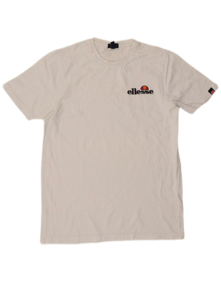 Ανδρικό T-Shirt Ellesse Top Large White Βαμβακερό