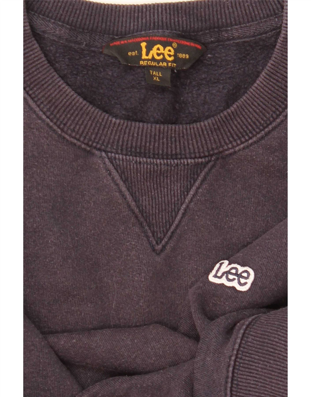 Ανδρικό φούτερ Lee Tall Regular Fit Jumper XL Navy Blue