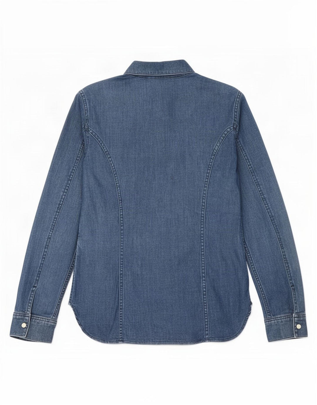 Massimo Dutti Γυναικείο τζιν πουκάμισο UK 10 Small Blue
