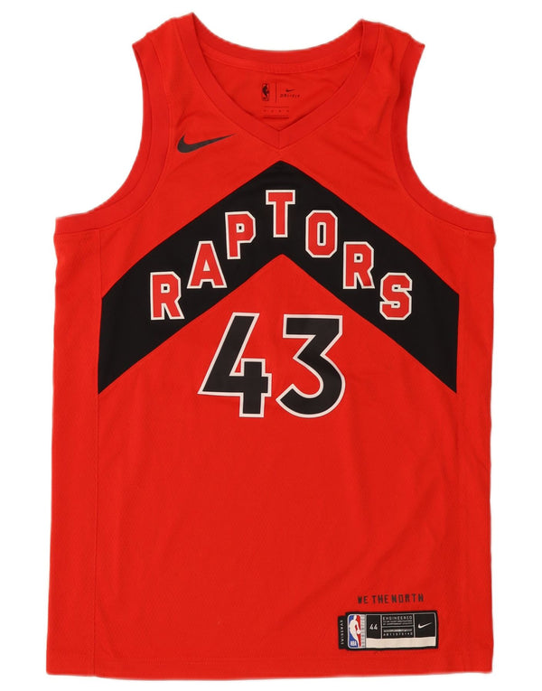 Γραφικό γιλέκο Nike, ανδρικό Toronto Raptors, μεσαίο κόκκινο, πολυεστέρας