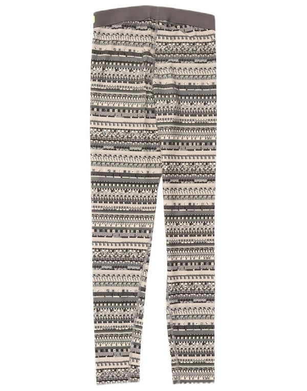 Γυναικεία κολάν Nike Dri Fit UK 12 Medium Grey Fair Isle Cotton