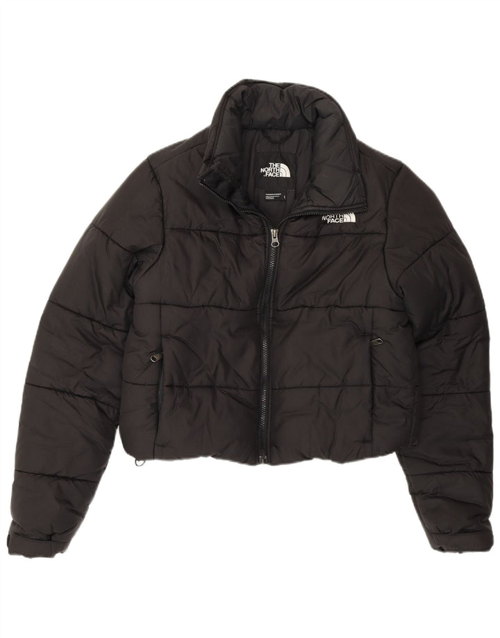 THE NORTH FACE Γυναικείο Crop padded Jacket UK 10 Small Black Polyester