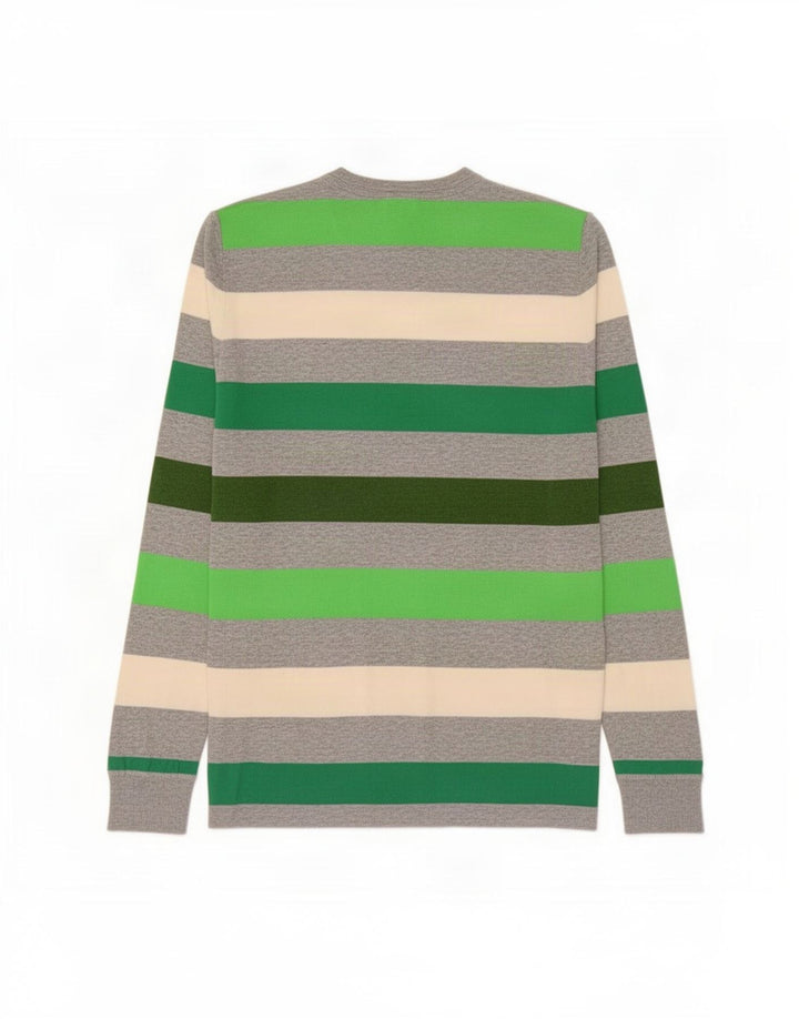 Ανδρικό πουλόβερ Gap Crew Neck Jumper Μεγάλο πολύχρωμο βαμβακερό ριγέ