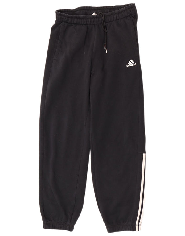 Adidas Γυναικεία φόρμα παντελόνι Joggers UK 12 μεσαίο μαύρο βαμβακερό