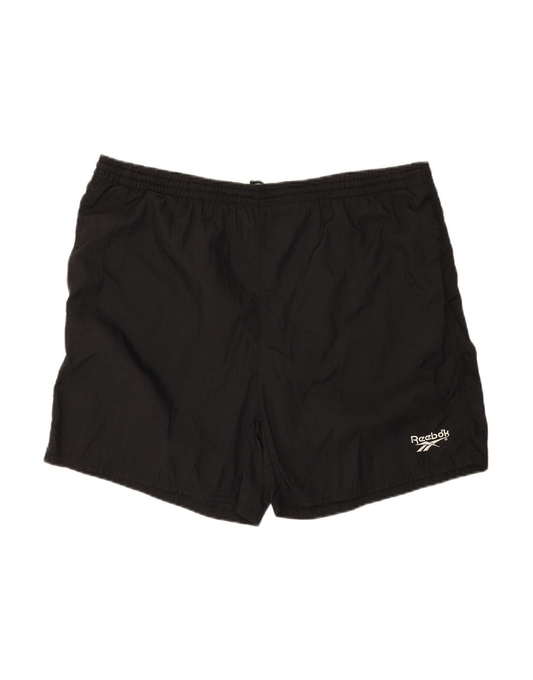 REEBOK Mens Swimming Shorts Large  Black Nylon