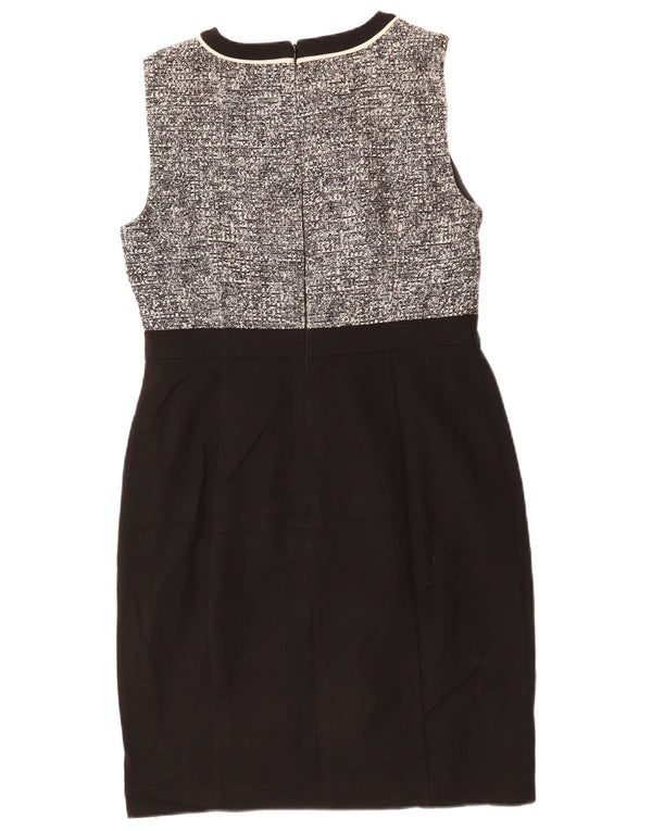 Γυναικείο αμάνικο φόρεμα Hobbs UK 12 Medium Black Flecked Polyester