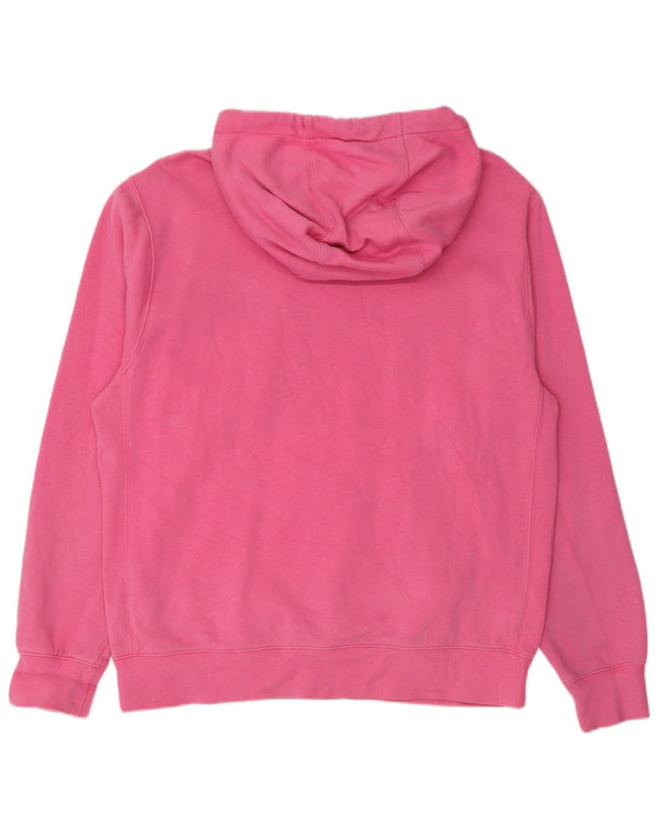 Nike Mens Hoodie Jumper Medium Pink Cotton