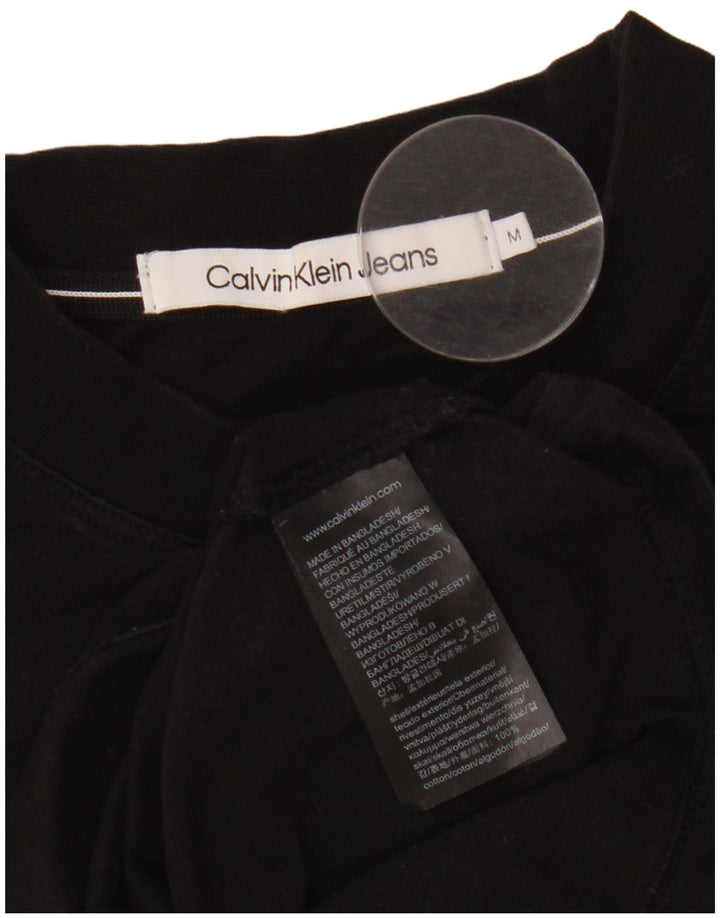 Calvin Klein Jeans Ανδρικό γραφικό φανελάκι, μεσαίο μαύρο βαμβακερό
