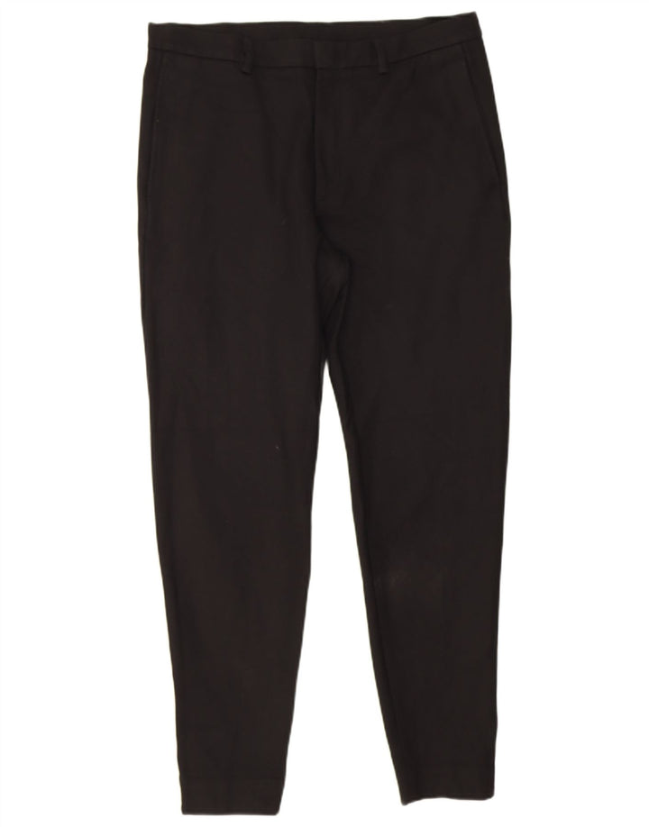 Ανδρικό παντελόνι Chino Cos Slim W34 L29 Μαύρο βισκόζη