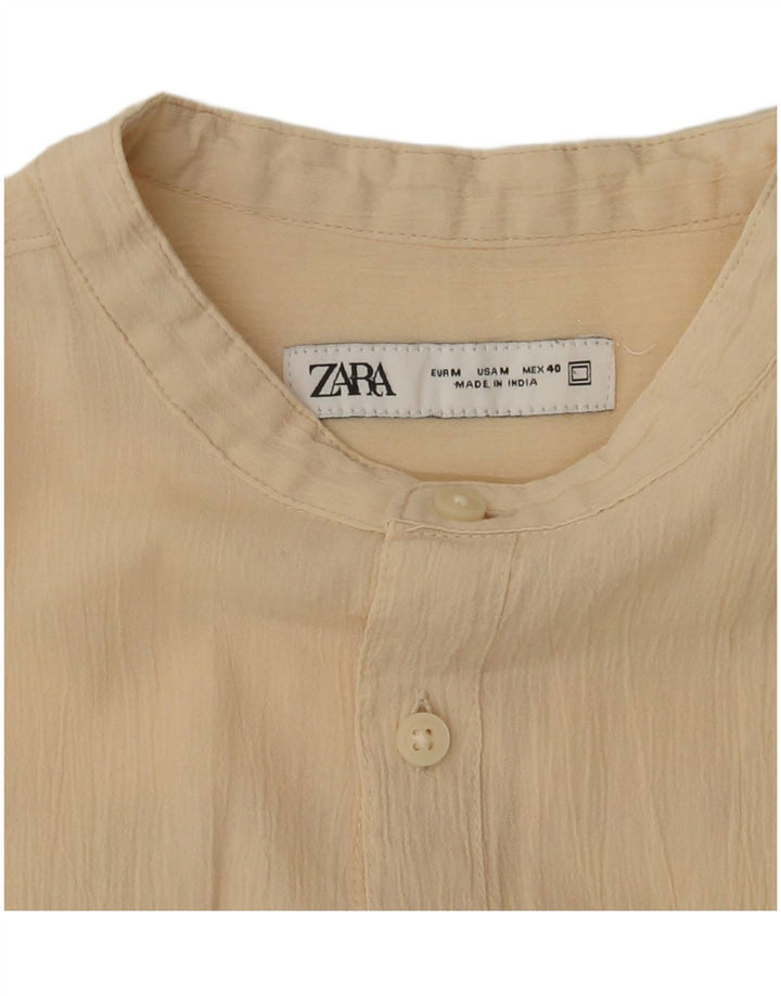 Ανδρικό πουκάμισο Zara σε μεσαίο μπεζ