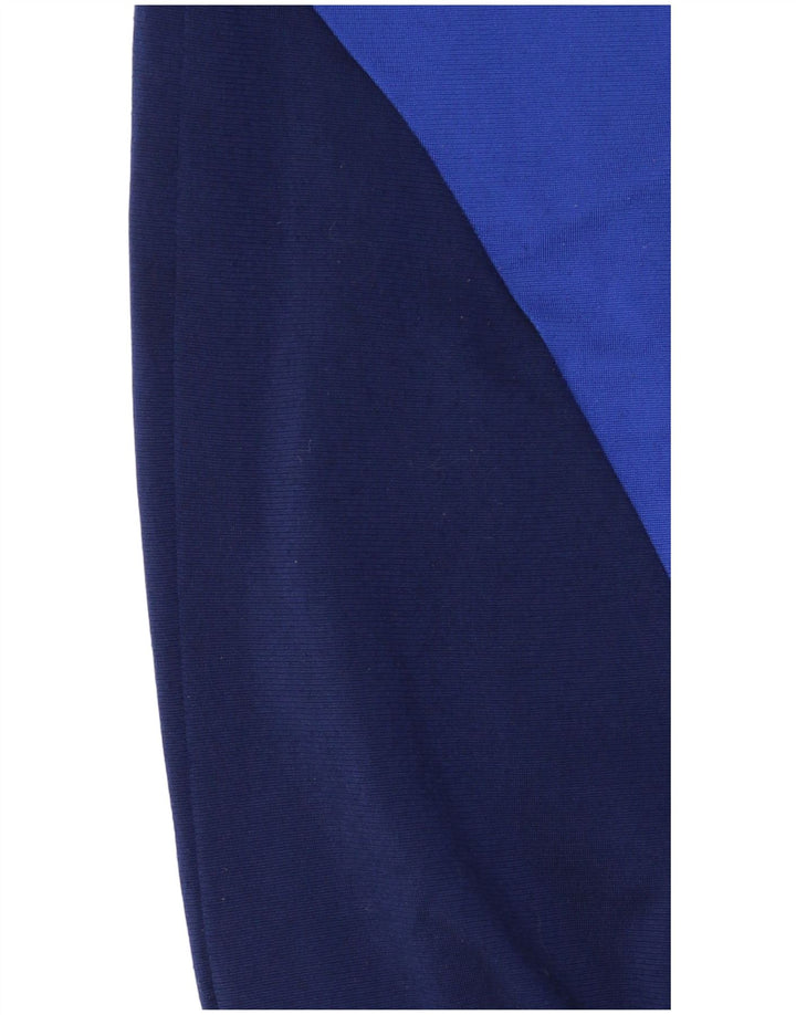 Ανδρική φόρμα γυμναστικής ADIDAS Top Jacket UK 38/40 Medium Blue Colourblock