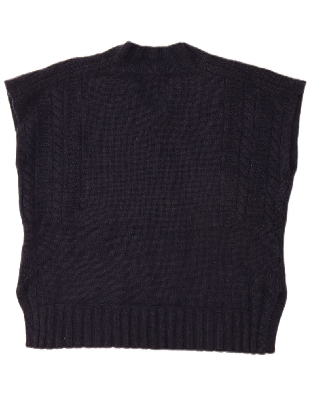 JIGSAW Γυναικείο γιλέκο υπερμεγέθους Tank Top UK 10 Small Navy Blue Wool