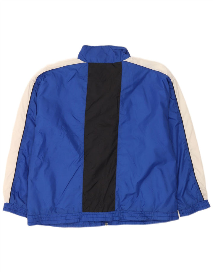 Γυναικεία φόρμα γραφικών Reebok Top Jacket UK 18 XL Navy Blue Nylon