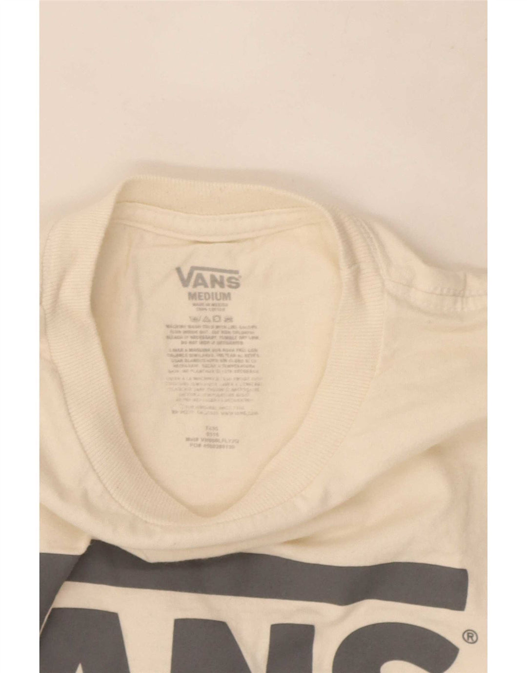 Ανδρικό γραφικό T-Shirt Vans Top Μεσαίο λευκό βαμβακερό