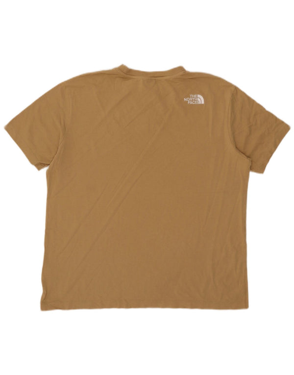 The North Face Γυναικεία Loose Fit Graphic T-Shirt Top UK 14 Medium Khaki