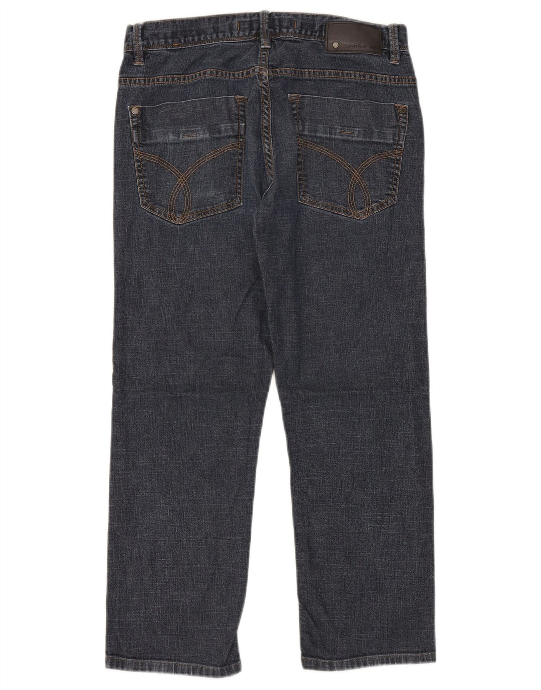 Ανδρικό τζιν ίσιο Calvin Klein W32 L26 Navy Blue Cotton