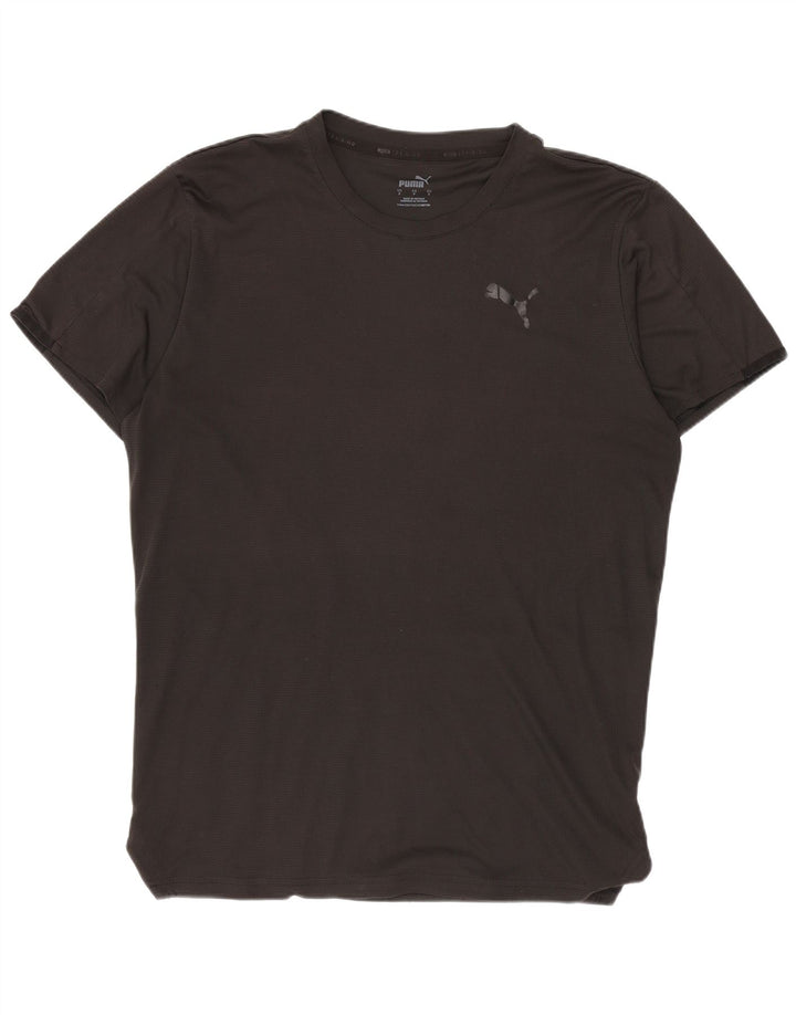 Ανδρικό γραφικό μπλουζάκι Puma Top Small Black Polyester Sports