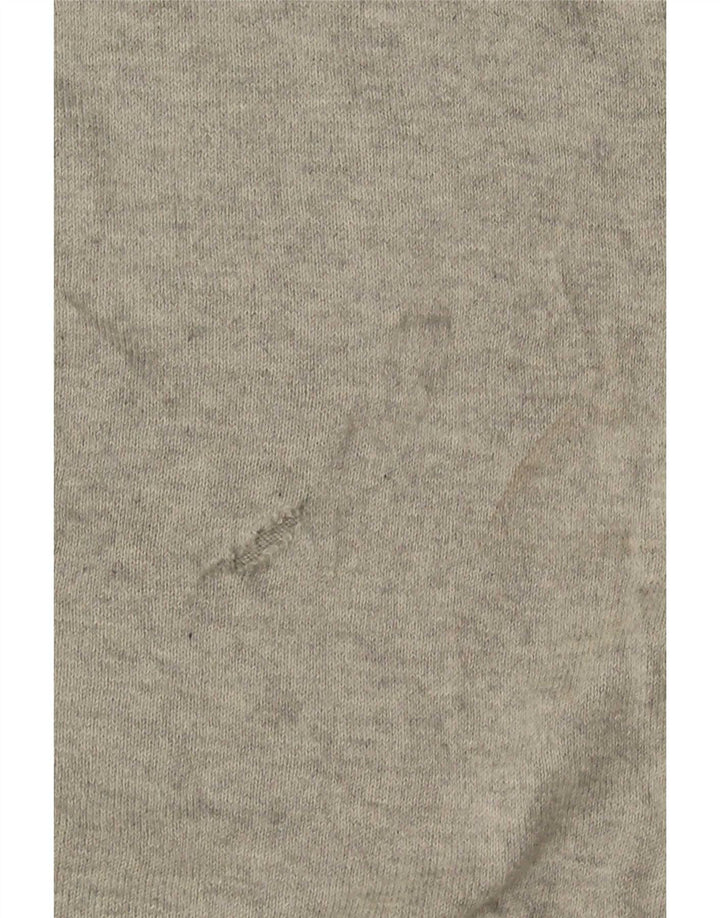Ανδρικό πουλόβερ Nautica με V λαιμόκοψη, μεσαίο βαμβακερό γκρι