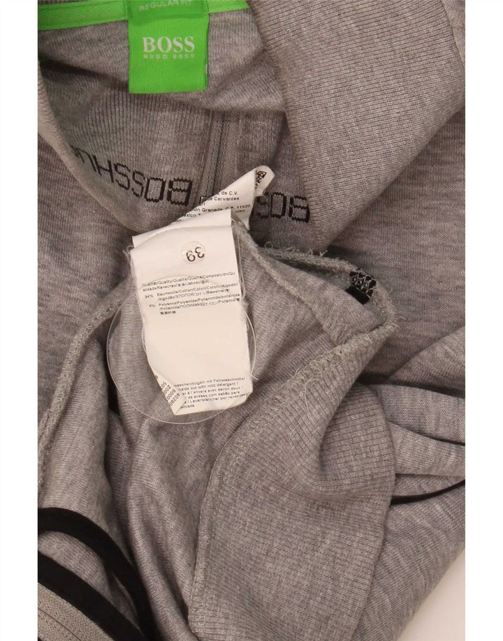 Ανδρική αθλητική φόρμα Hugo Boss Top Jacket Μικρό γκρι βαμβακερό ριγέ