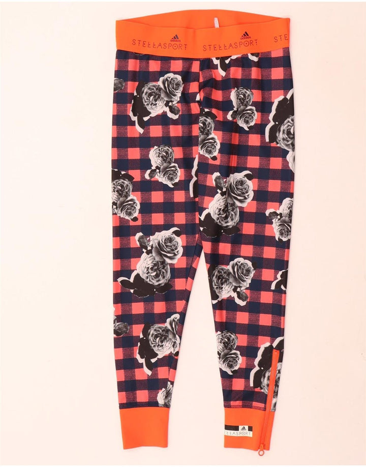 Γυναικείο κολάν ADIDAS Stella Graphic UK 14 μεσαίο πολύχρωμο τσεκ