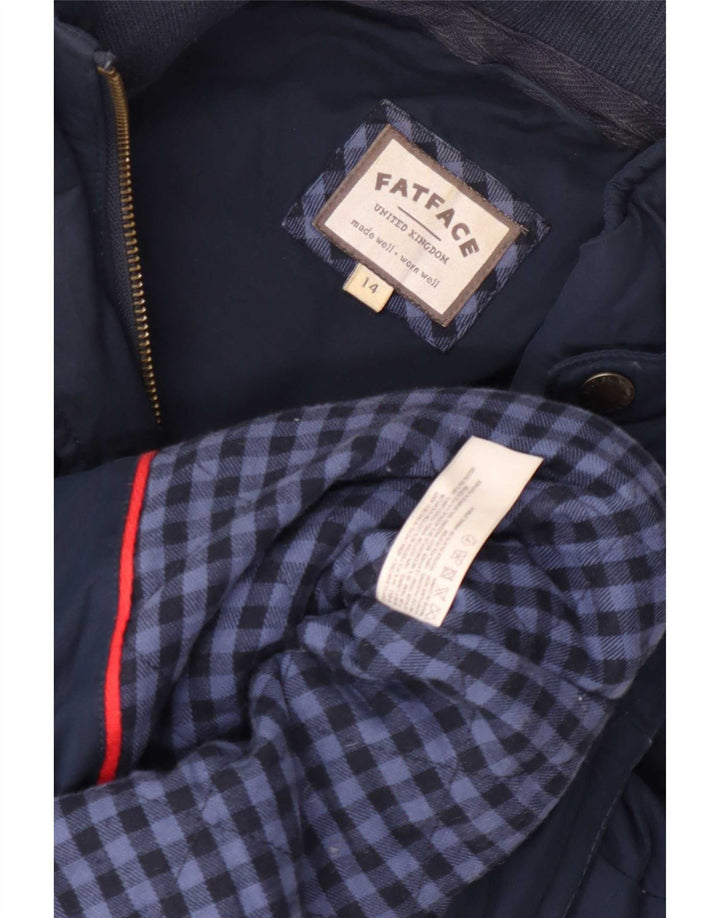 Fat Face Γυναικείο Gilet UK 14 Large Navy Blue Polyester